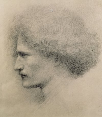 Porträt von Ignacy Jan Paderewski (1860-1941), graviert von Frederick Hollyer von Edward Burne Jones